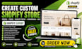 create custom shopify store design theme product setup conversion SEO expert