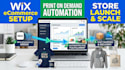 setup wix ecommerce and print on demand automations