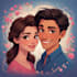 design a personalized couple portrait, perfect for gifts