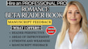 beta read your romance novels