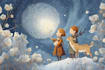 watercolor children book illustration