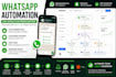 setup whatsapp automation for leads and customer support