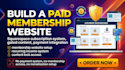 build squarespace membership website, subscription site and gated content system