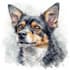 draw watercolor pet portrait