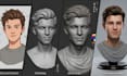convert 2d to 3d head model 2d to 3d character model picture to 3d model