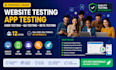 website testing, app testing, user testing, qa testing, 12 testers, beta testing