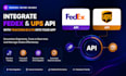 integrate fedex, ups API with tracking id, po into your app
