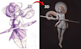 convert your 2d image sketch logo to a 3d printable stl file