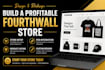 setup fourthwall shop, fourth wall website design, fourthwall merch store