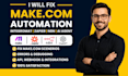fix make com automation setup integromat scenerio zapier made com n8n ai agent