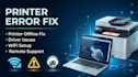 fix printer errors remotely