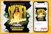 create an elegant club flyer and party event flyer
