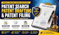do patent search, patent drafting and patent filing
