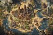 make fantasy map illustration for dnd