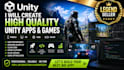 create multiplayer 2d 3d game using unity, unreal engine unity app, game app