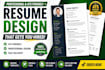 design a professional ats friendly resume and CV