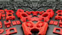 create custom silicone mold slip casting 3d model mold design for 3d printing