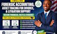 do forensic accounting, asset tracing for divorce, and litigation support