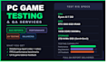 professionally test your PC game