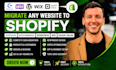 migrate shopware woocommerce to shopify wordpress wix website square online