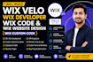 build wix velo, wix developer, wix code and wix website design wix custom code
