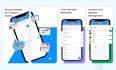design app store screenshots, play store or app screenshots
