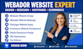 design webador website, webador redesign, hostinger website ecommerce website