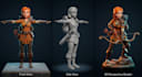 create game ready 3d characters for unreal engine and unity