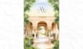 design a wedding invitation with custom venue illustration