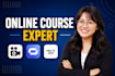 create online course video course e learning video using synthesia heygen fliki