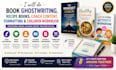 do book ghostwriting recipe coach content formatting children workbook editing