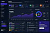 design modern saas dashboard UI UX in figma