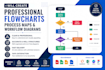 create professional flowcharts, process maps and workflow diagrams
