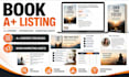 optimize KDP book listing backend keywords a plus content arc book marketing