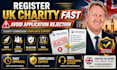 register your UK charity fast and avoid uk charity application rejection