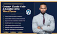 migrate claude code, lovable ai project to wordpress, webflow or any cms