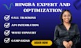 set up ringba, integration and retreaver call tracking and pay per call system