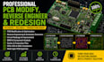 professionally modify pcb, reverse engineer pcb and redesign circuit boards