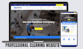 design post construction cleaning commercial and residential cleaning website