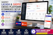 shopify lazada shopee cross platform ecommerce setup