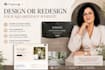 build squarespace website design or redesign squarespace website development