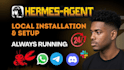 setup hermes agent install openclaw deploy hermes agent install hermes obsidian