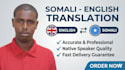 do english to somali translation