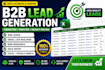 do professional b2b lead generation and data entry