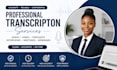 accurately transcribe audio, video, podcasts, interviews, meetings, and webinars
