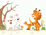 do animals cartoon illustration