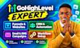 be go high level expert go high level website gohighlevel sales funnel