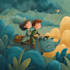 draw magical fantasy children book illustrations