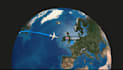 create professional travel map route animation video