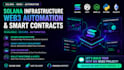 develop solana blockchain infrastructure, web3 backend, wallet monitoring system